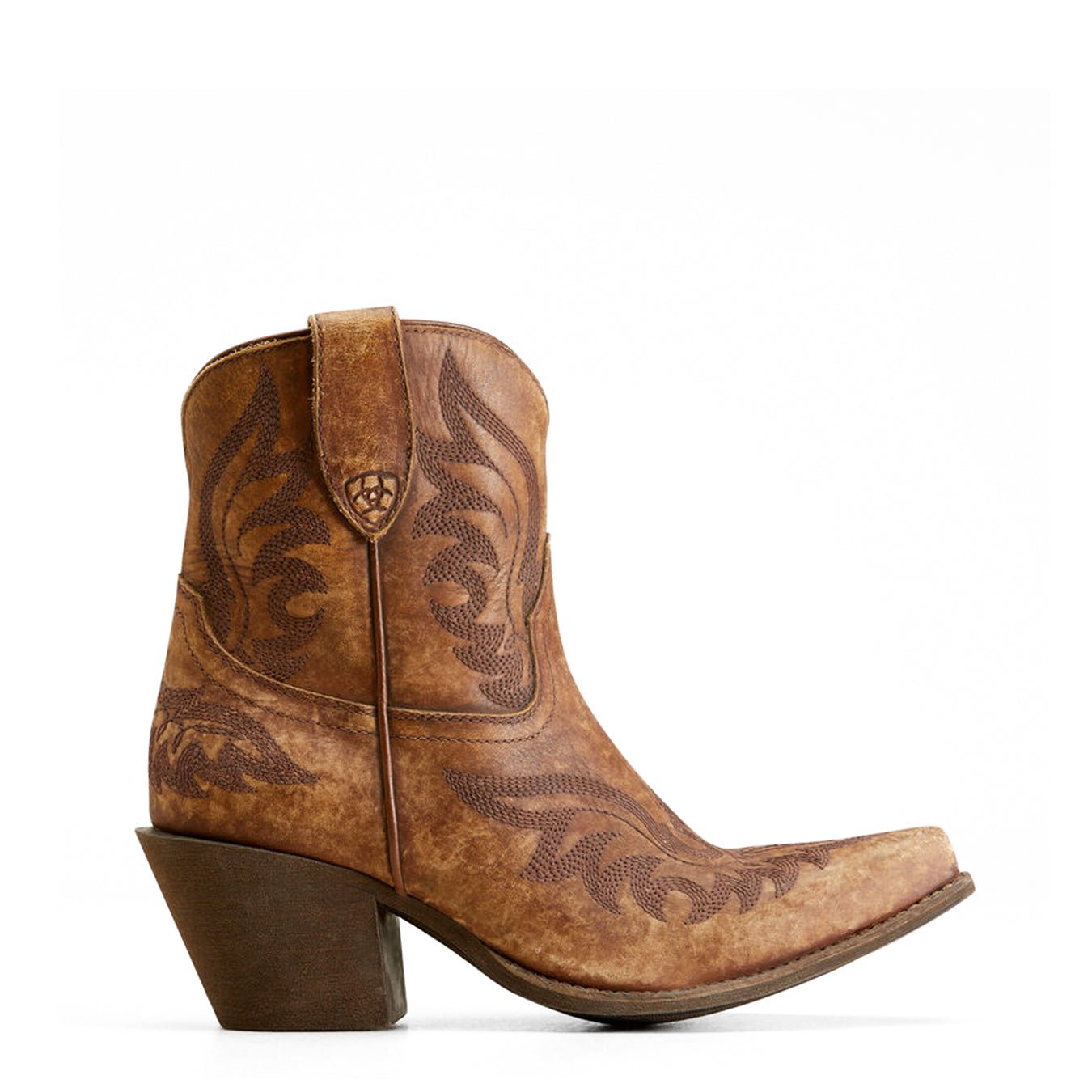 Ariat Womens Chandler Western Boot Naturally Distressed Brown - The Sporting Lodge