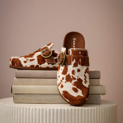 Ariat Womens Country Mule Cow Hair On