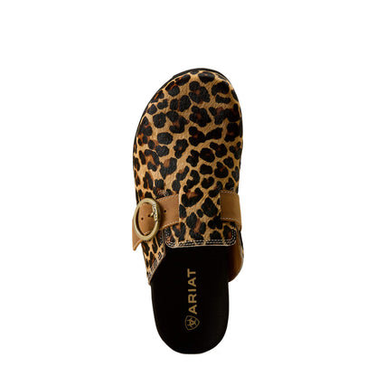 Ariat Womens Country Mule Leopard Hair On