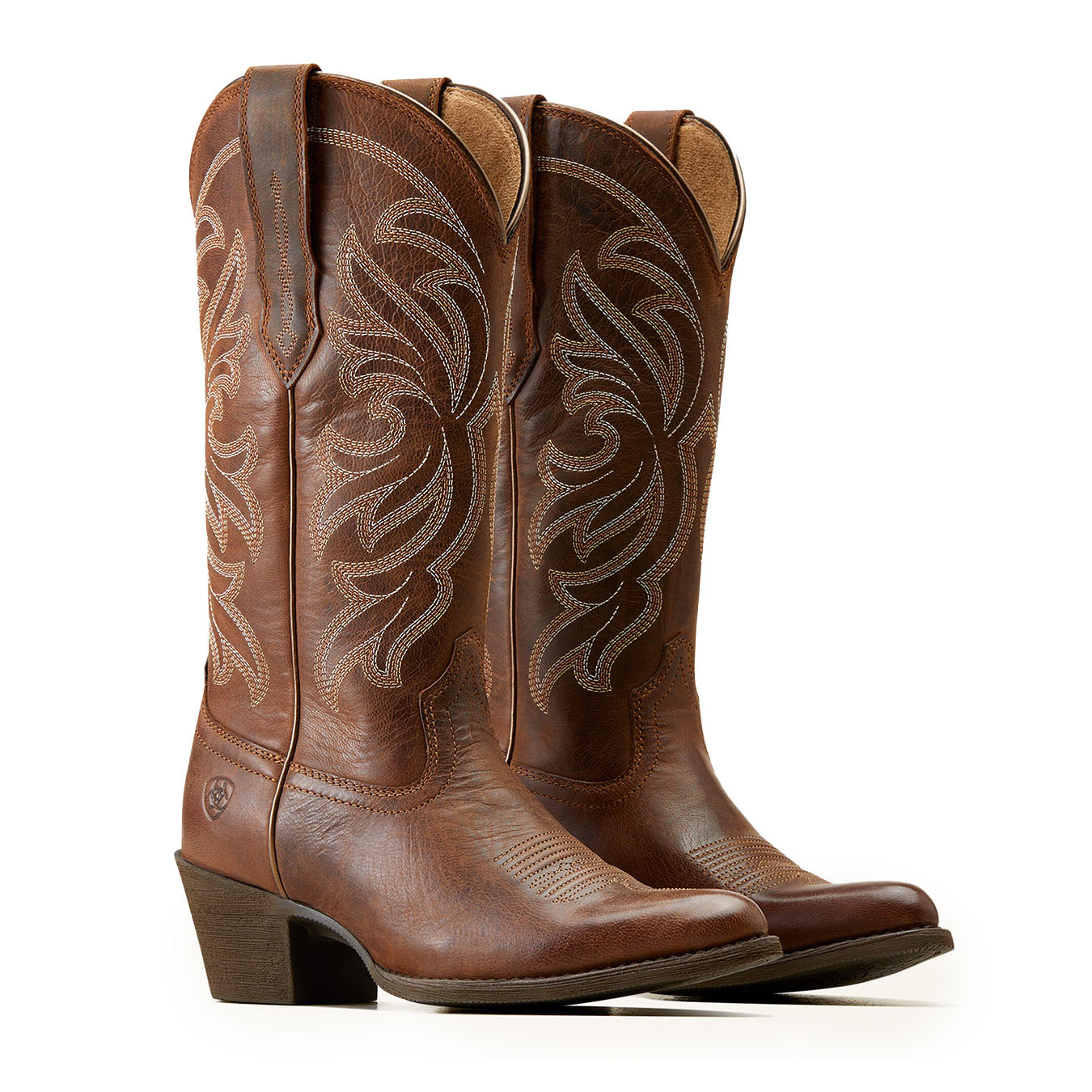 Ariat Womens Heritage J Toe Stretchfit Western Boot Sassy Brown - The Sporting Lodge