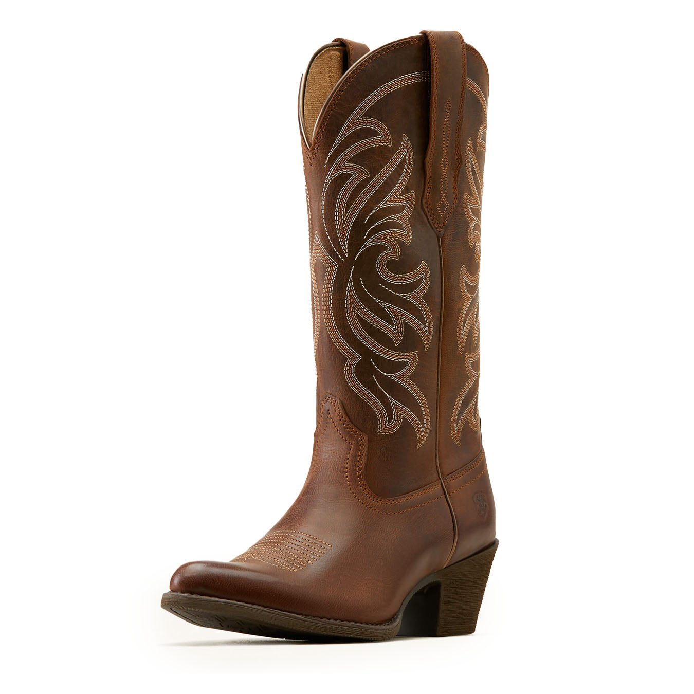 Ariat Womens Heritage J Toe Stretchfit Western Boot Sassy Brown - The Sporting Lodge