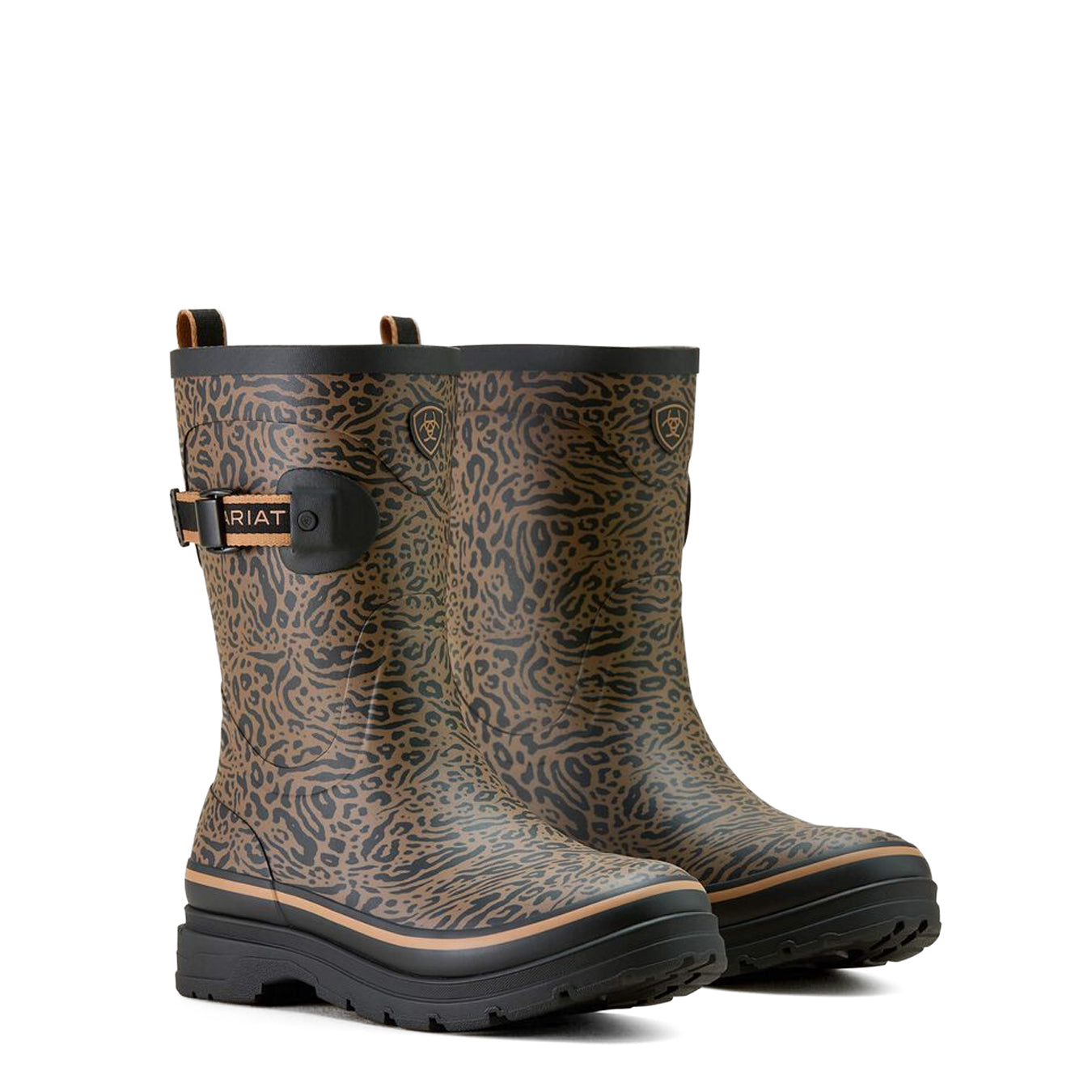 Ariat Womens Kelmarsh Mid Rubber Boot Ocelot Print