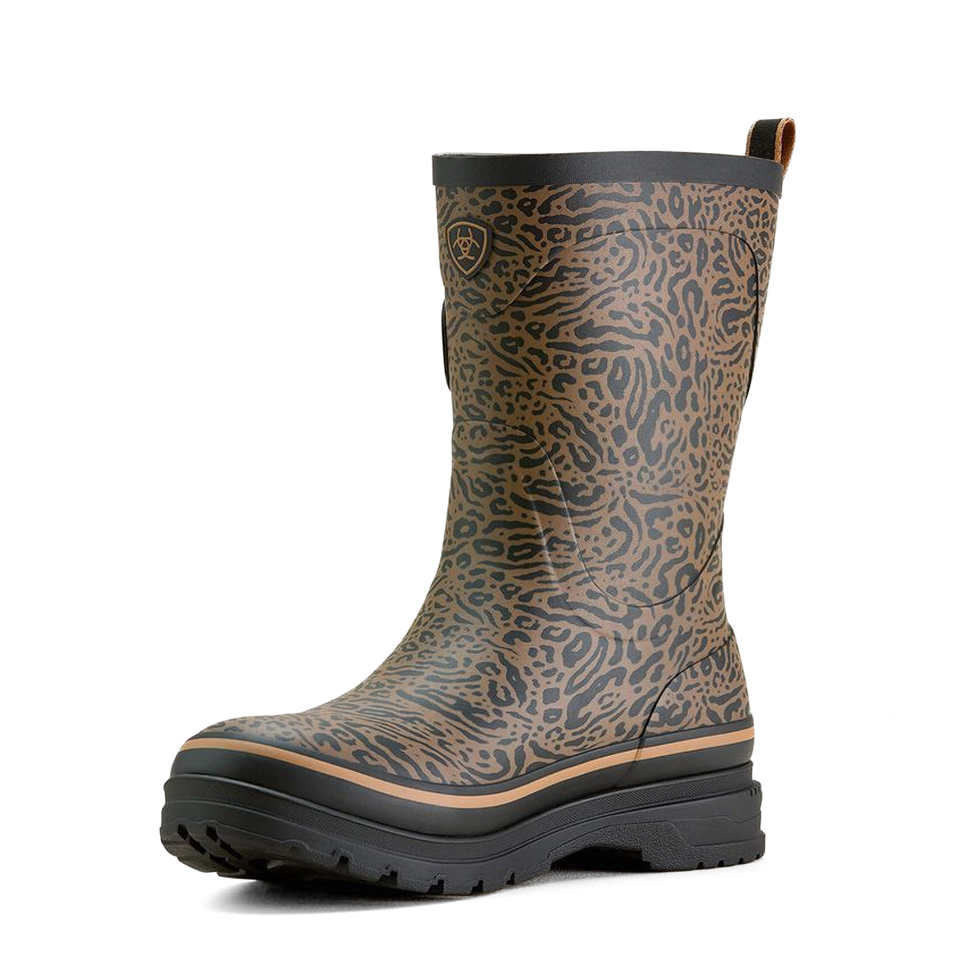 Ariat Womens Kelmarsh Mid Rubber Boot Ocelot Print