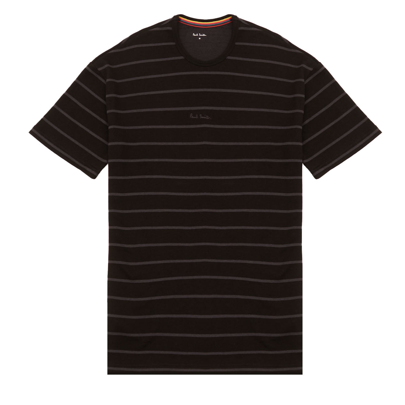 Paul Smith Cotton-Modal Stripe Lounge T-Shirt Black