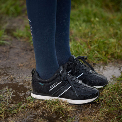Ariat Womens Ranch Runner Waterproof Shoe Carbon Black