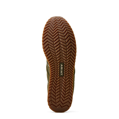 Ariat Womens Ranch Runner Waterproof Shoe Olive Night