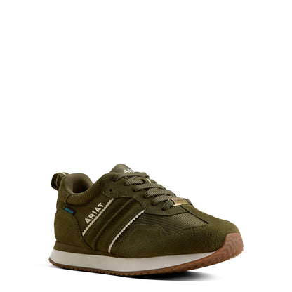 Ariat Womens Ranch Runner Waterproof Shoe Olive Night