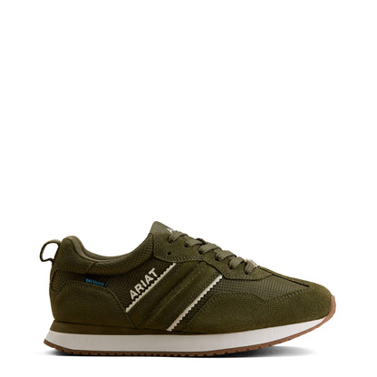 Ariat Womens Ranch Runner Waterproof Shoe Olive Night