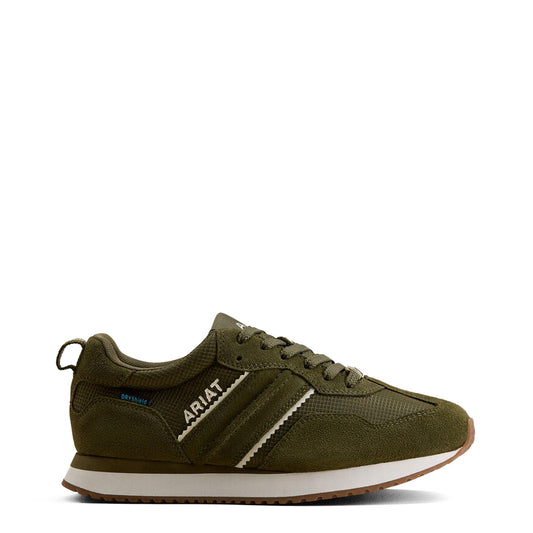 Ariat Womens Ranch Runner Waterproof Shoe Olive Night