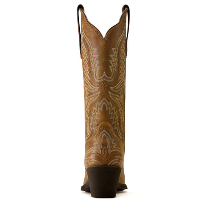 Ariat Womens Round Up Collins D Toe Western Boot Brown Bomber