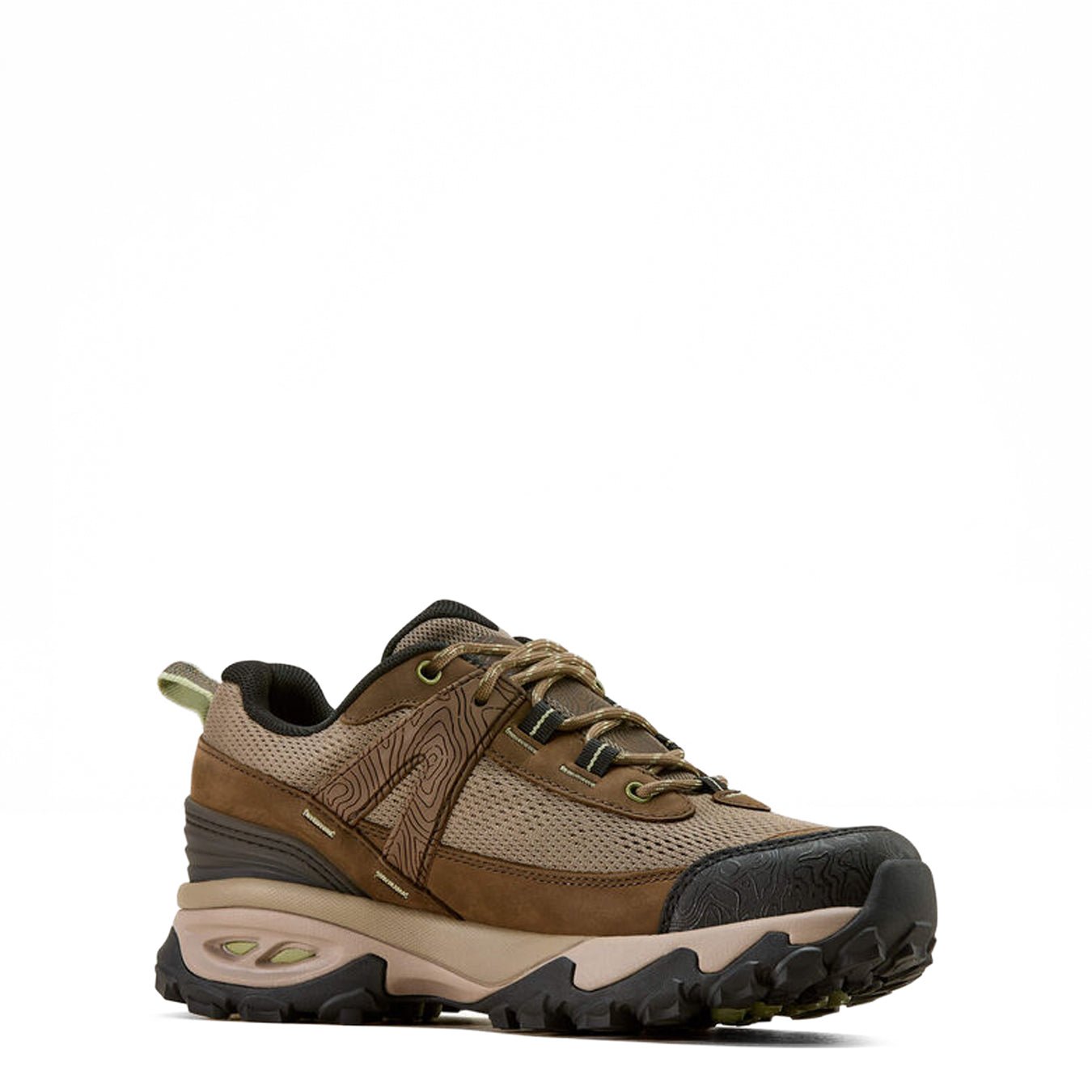 Ariat Womens Traverse Low Waterproof Hiking Shoe Brown Bark