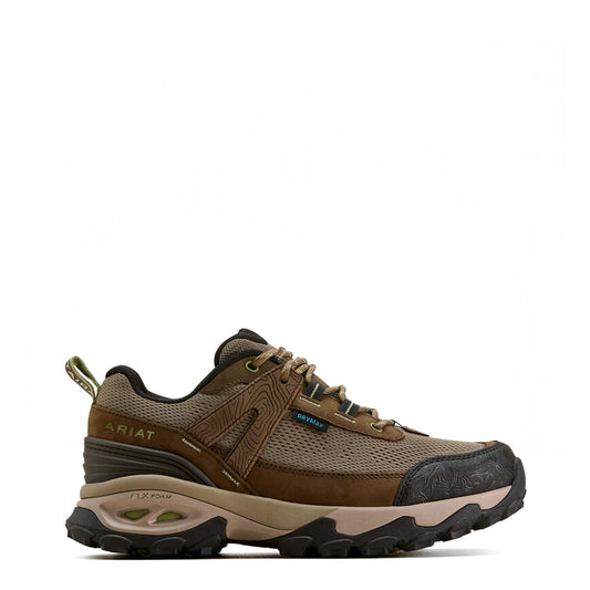 Ariat Womens Traverse Low Waterproof Hiking Shoe Brown Bark