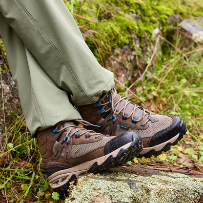 Ariat Womens Traverse Mid Waterproof Hiking Boot Brown Bark