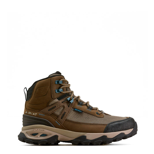 Ariat Womens Traverse Mid Waterproof Hiking Boot Brown Bark