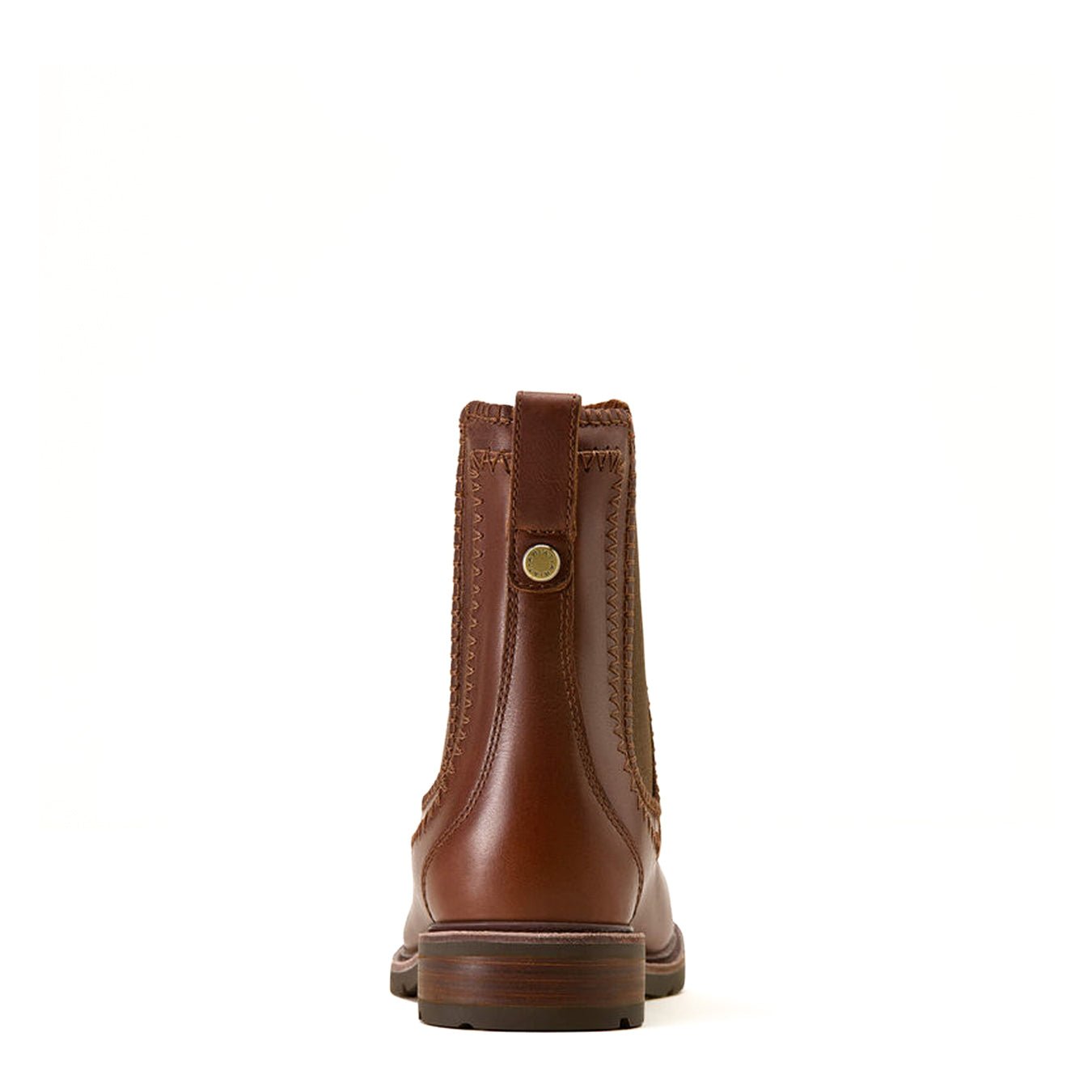 Ariat Womens Wexford Whipstitch Chelsea Boot Deep Cognac - The Sporting Lodge
