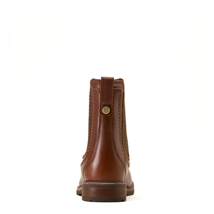 Ariat Womens Wexford Whipstitch Chelsea Boot Deep Cognac - The Sporting Lodge
