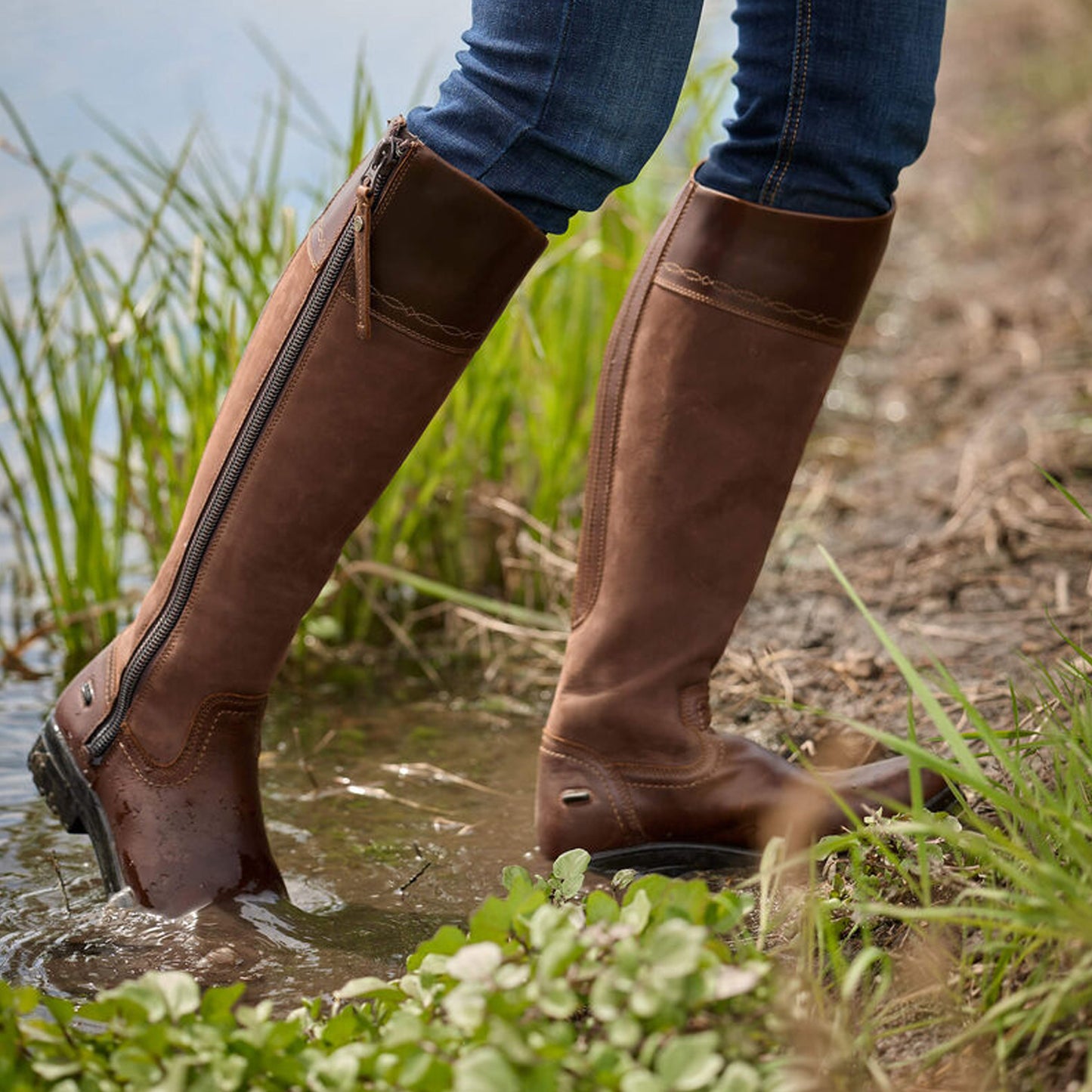 Ariat Womens Windsor Waterproof Boot Tobacco Brown