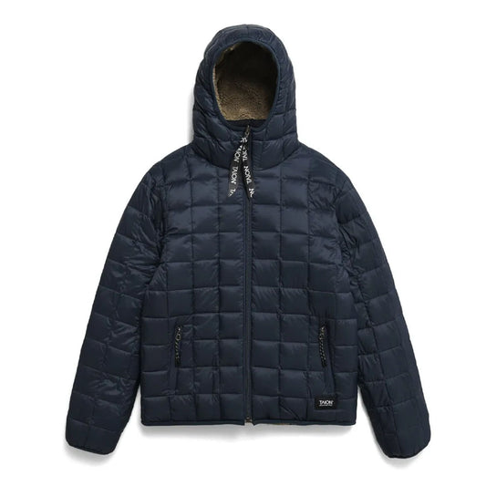 Taion Mountain R/S Down x Boa Hoodie Dark Navy / Beige - The Sporting Lodge
