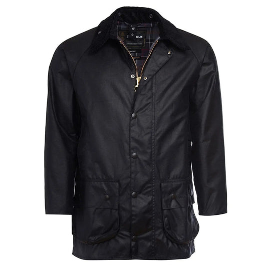 Barbour Beaufort Wax Jacket Black - The Sporting Lodge