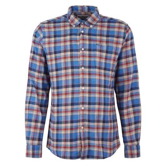 Barbour Holystone Tailored Shirt Blue Marl - The Sporting Lodge
