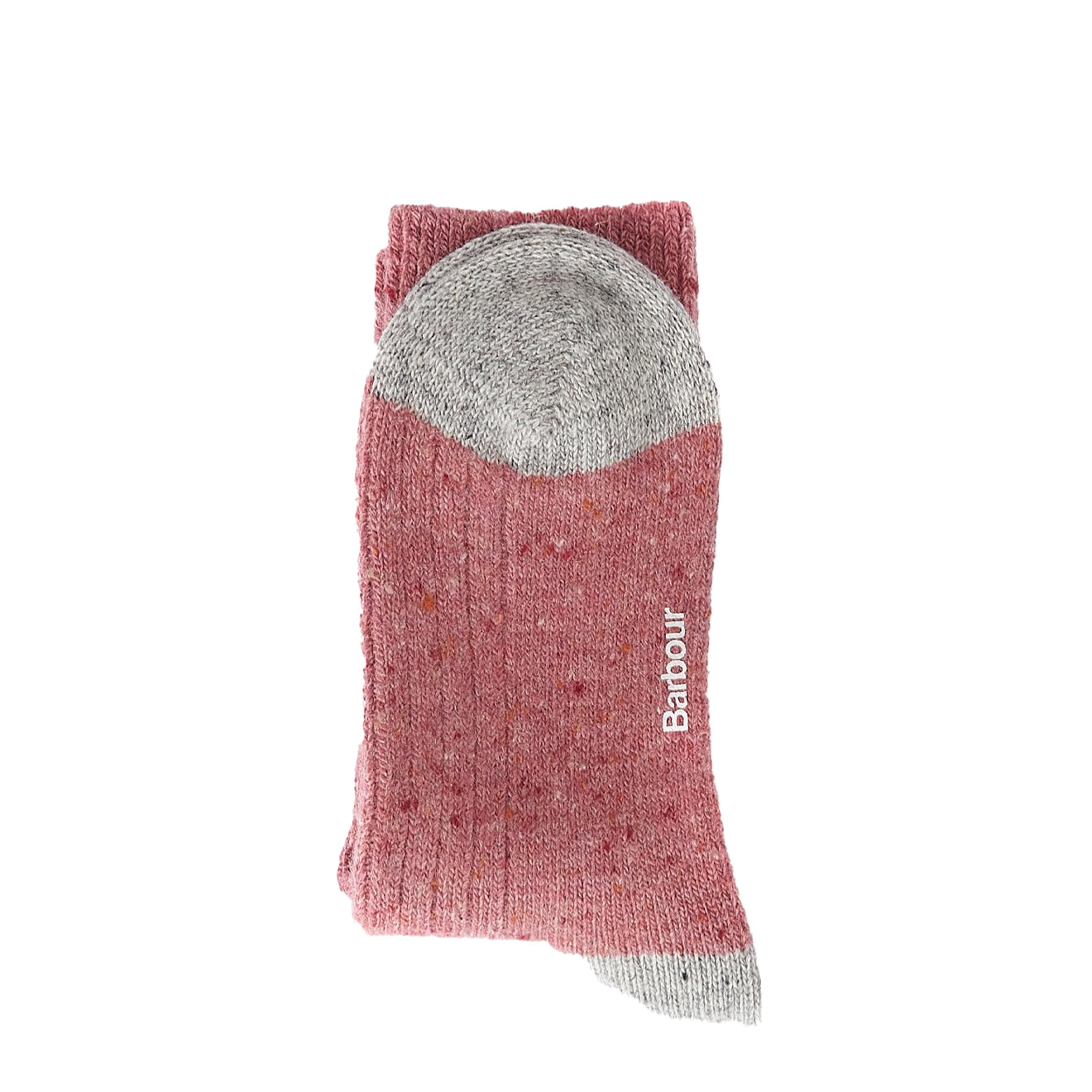 Barbour Ladies Houghton Socks Pink / Light Grey-2