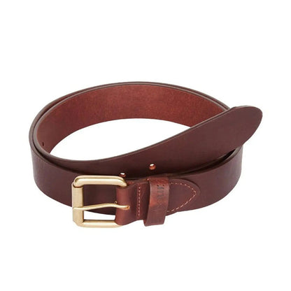 Barbour Matt Leather Belt Brown - The Sporting Lodge