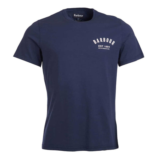 Barbour Preppy Tee New Navy - The Sporting Lodge