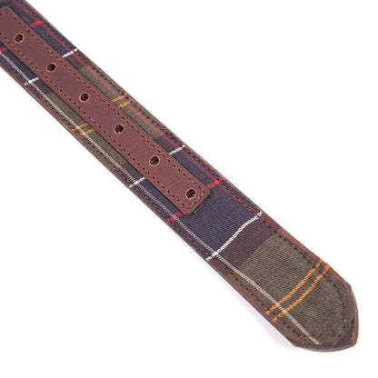 Barbour Tartan Reversible Leather Belt Classic Tartan