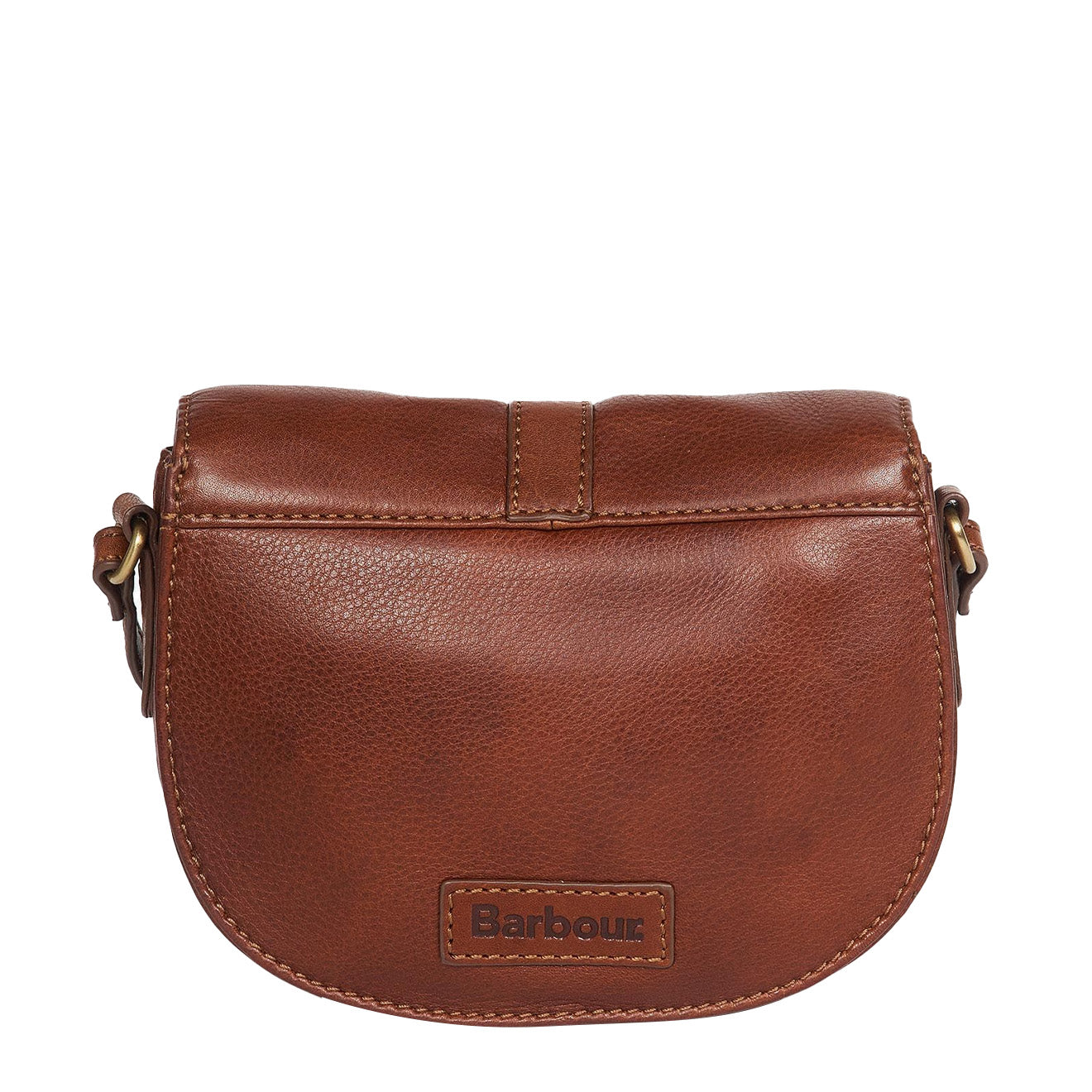Barbour Laire Leather Saddle Bag Brown - The Sporting Lodge