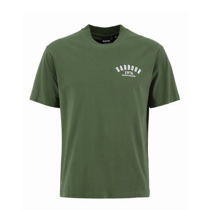 Barbour 1976 Graphic OS T-Shirt Racing Green