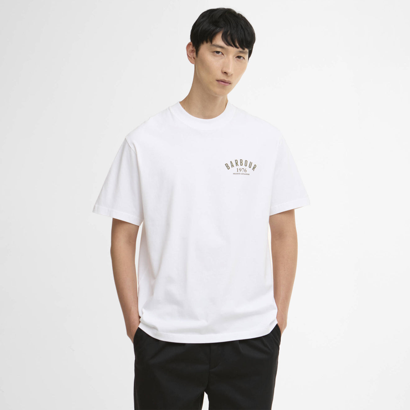 Barbour 1976 Graphic OS T-Shirt White