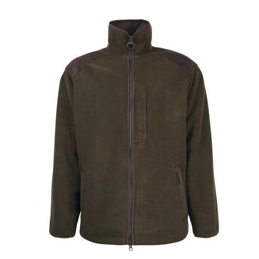 Barbour Active Fleece Jacket Olive front product view