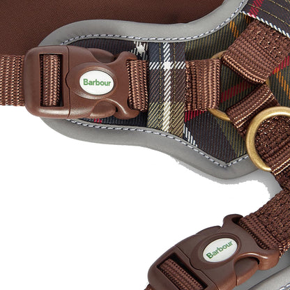 Barbour Adjustable Tartan Dog Harness Classic Tartan - The Sporting Lodge