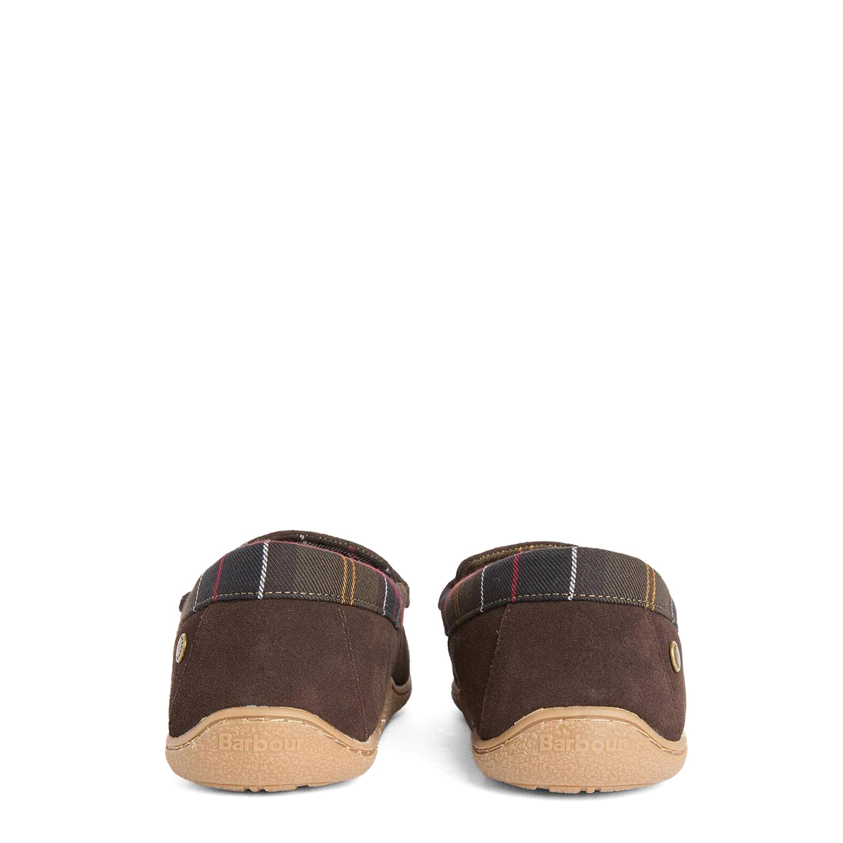 Barbour Albert Slipper Brown Suede