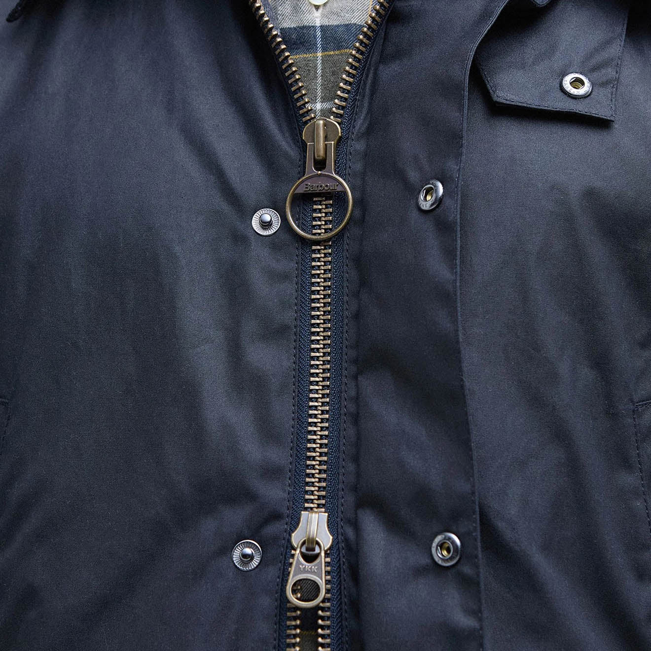 Barbour Ashby Waxed Jacket Navy - The Sporting Lodge