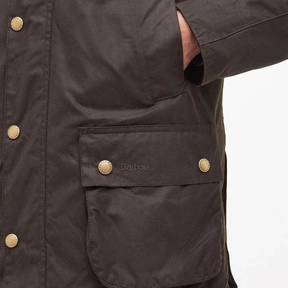 Barbour Ashby Waxed Jacket Olive - The Sporting Lodge