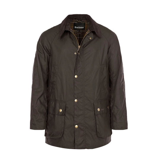 Barbour Ashby Waxed Jacket Olive - The Sporting Lodge