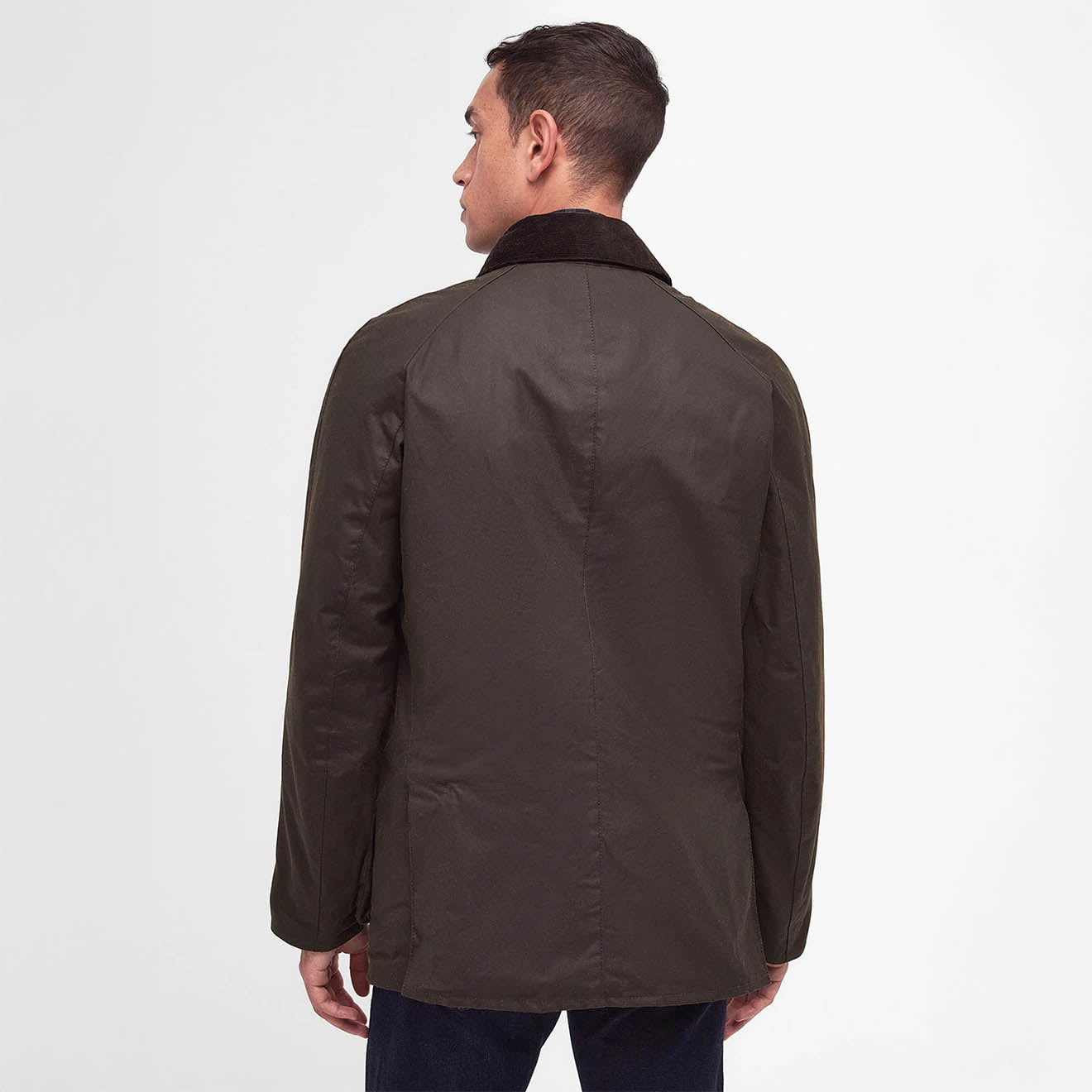 Barbour Ashby Waxed Jacket Olive - The Sporting Lodge