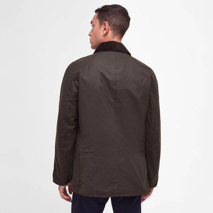 Barbour Ashby Waxed Jacket Olive - The Sporting Lodge
