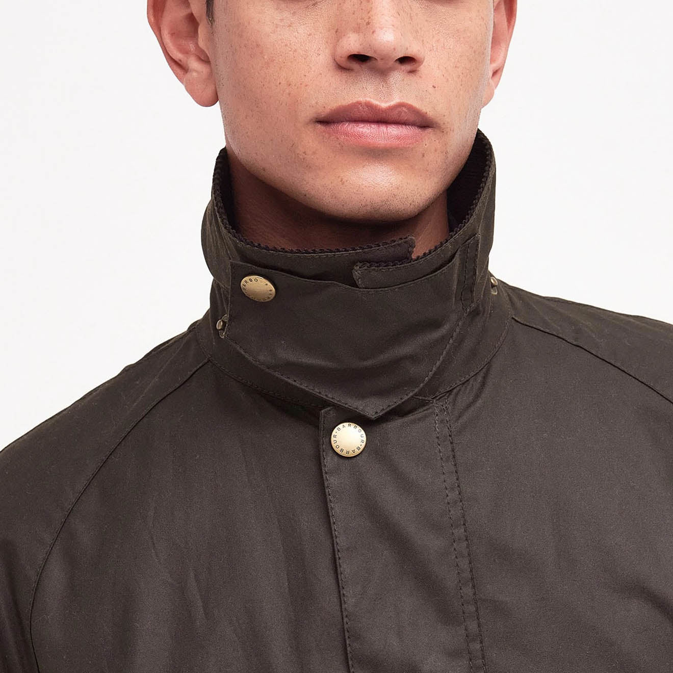 Barbour Ashby Waxed Jacket Olive - The Sporting Lodge