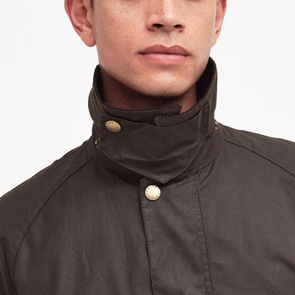 Barbour Ashby Waxed Jacket Olive - The Sporting Lodge