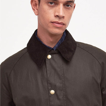 Barbour Ashby Waxed Jacket Olive - The Sporting Lodge