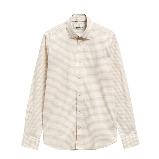 Barbour Ashfield Tailored Tattersall Shirt Whisper White