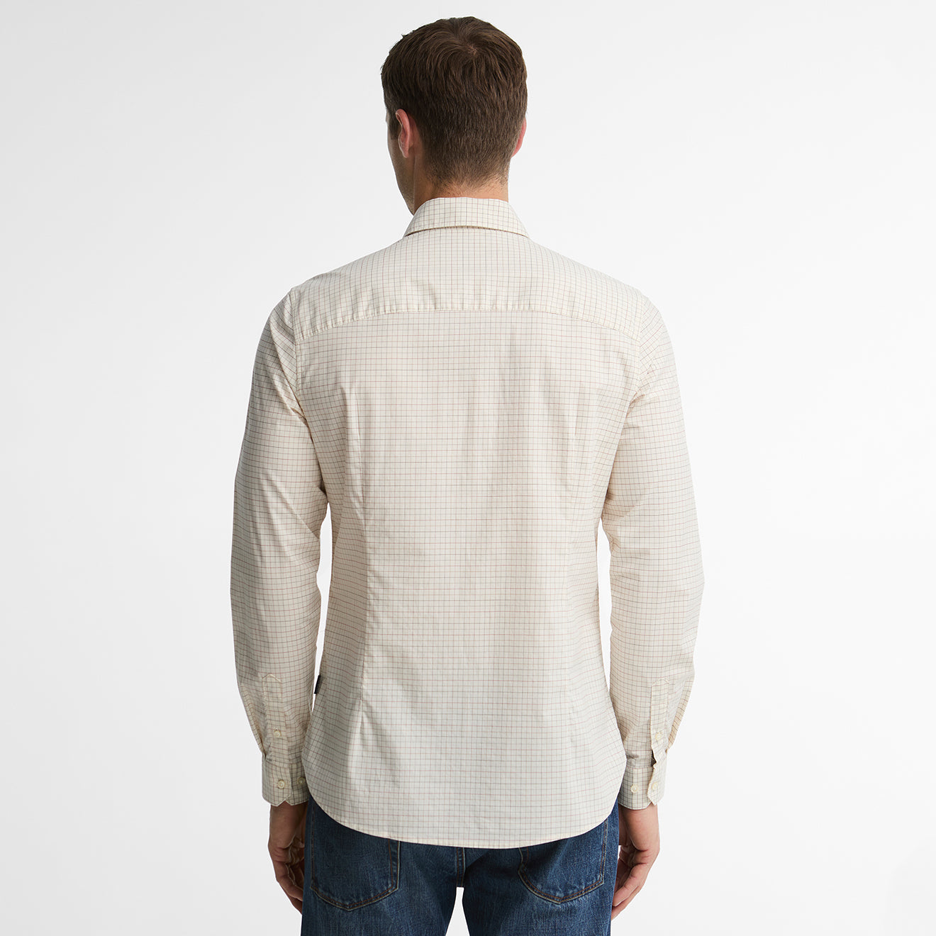 Barbour Ashfield Tailored Tattersall Shirt Whisper White