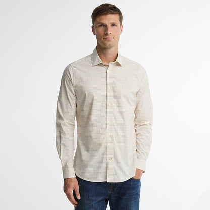 Barbour Ashfield Tailored Tattersall Shirt Whisper White
