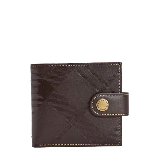 Barbour Bamburgh Deboss Leather Wallet Brown