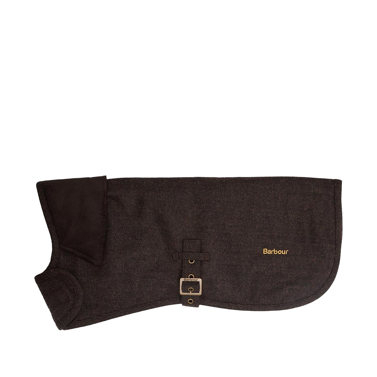 Barbour Barlow Tweed Dog Coat Brown