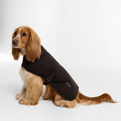 Barbour Barlow Tweed Dog Coat Brown