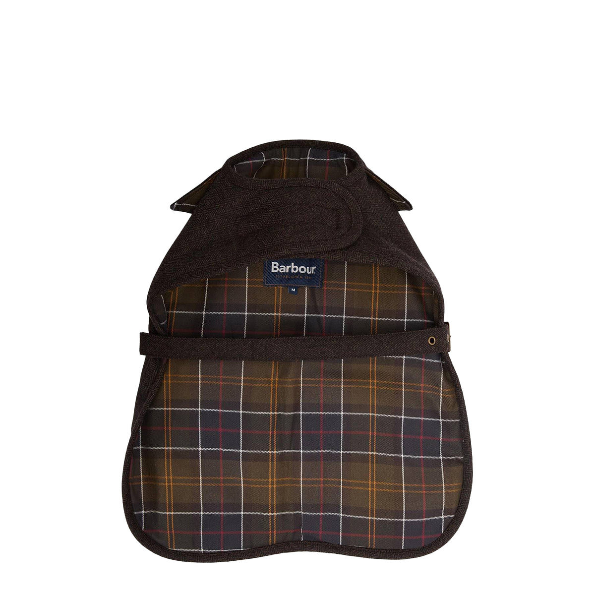 Barbour Barlow Tweed Dog Coat Brown