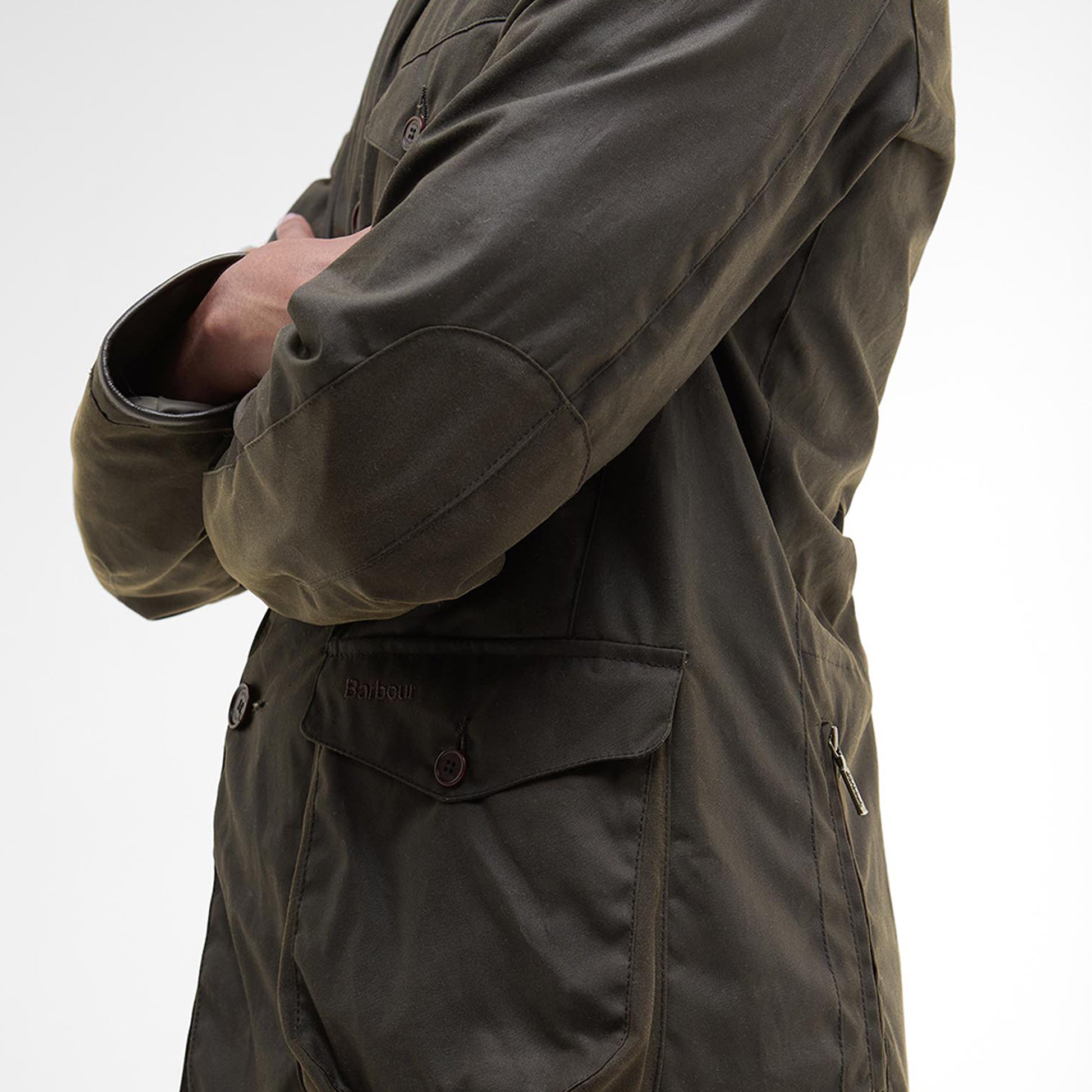 Barbour Beacon Sports Jacket Olive - The Sporting Lodge